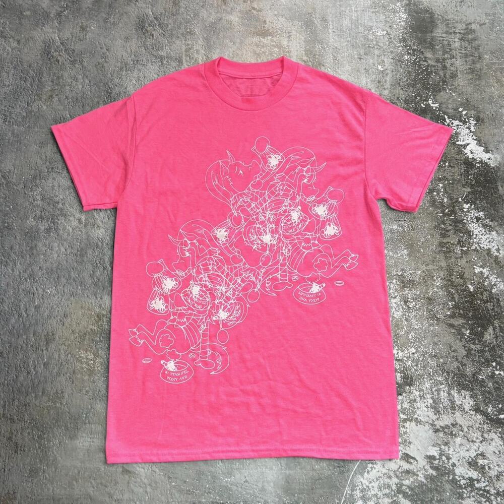 Fakemink Toronto Exclusive Tour T Shirt! Pink A Terrible Beauty Tour Size Small